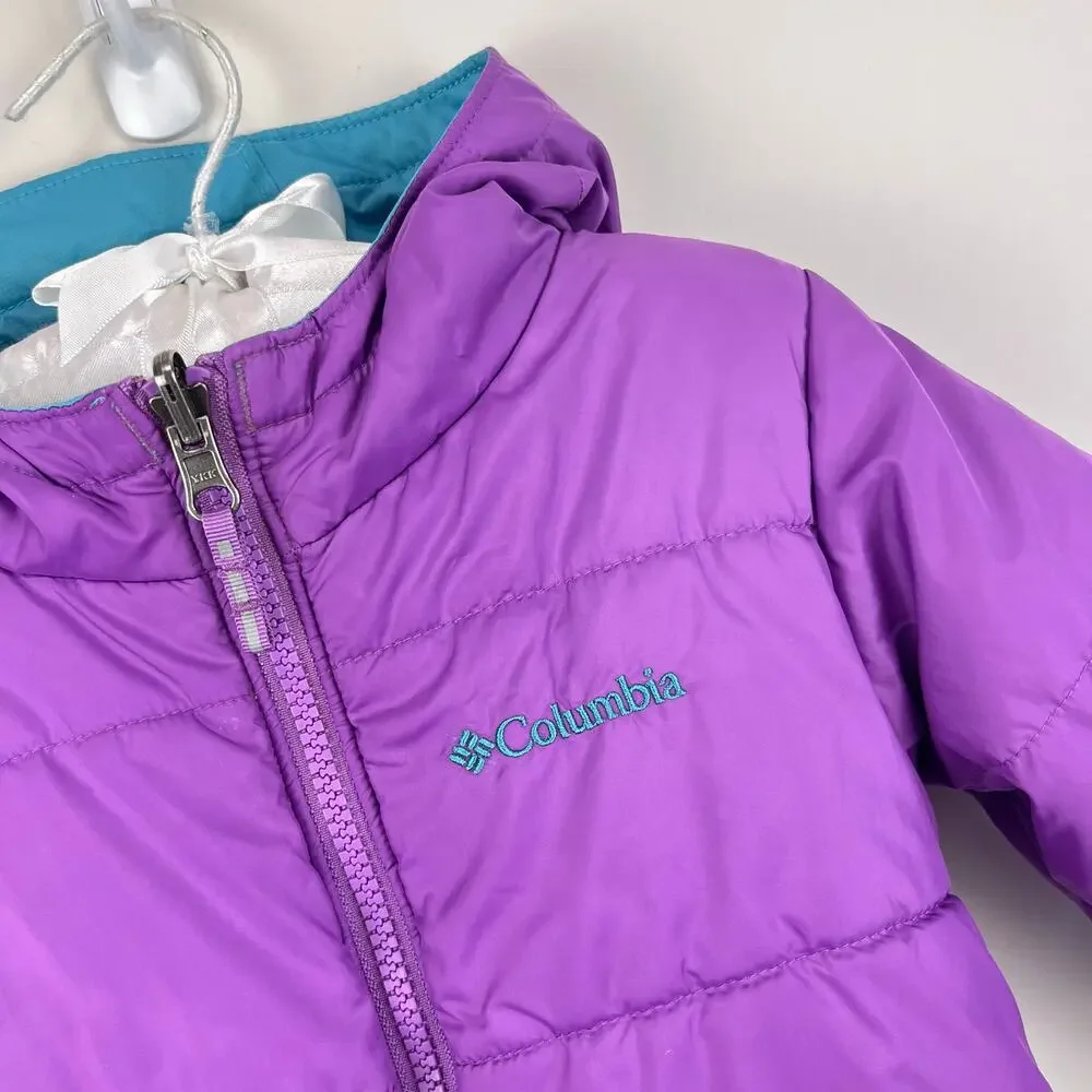 Columbia Girls Reversible Double Flake II Snow Jacket 2T